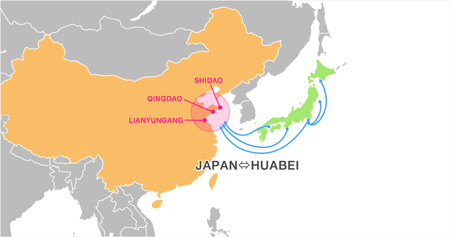 JAPAN⇔HUABEI
